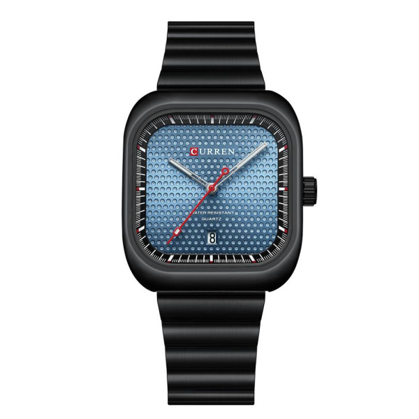 Чоловічий годинник Curren 8460 Black-Blue