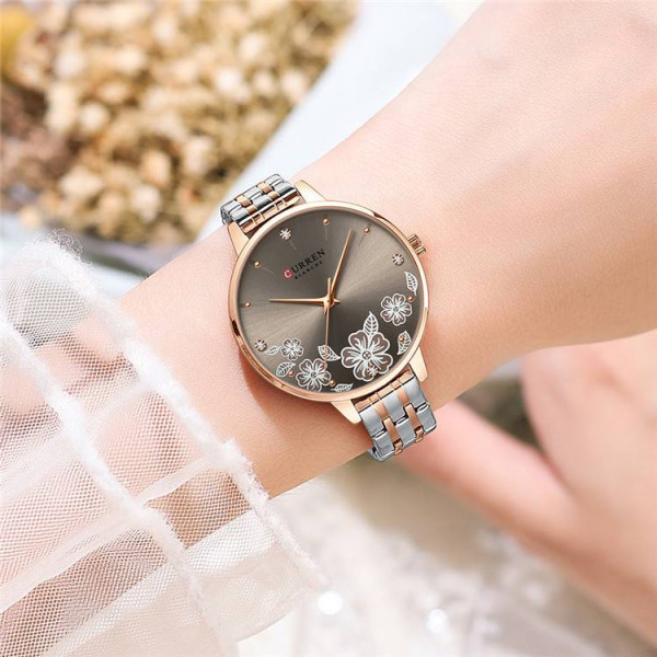 Жіночий годинник Curren C9068L Comb Brown фото 5