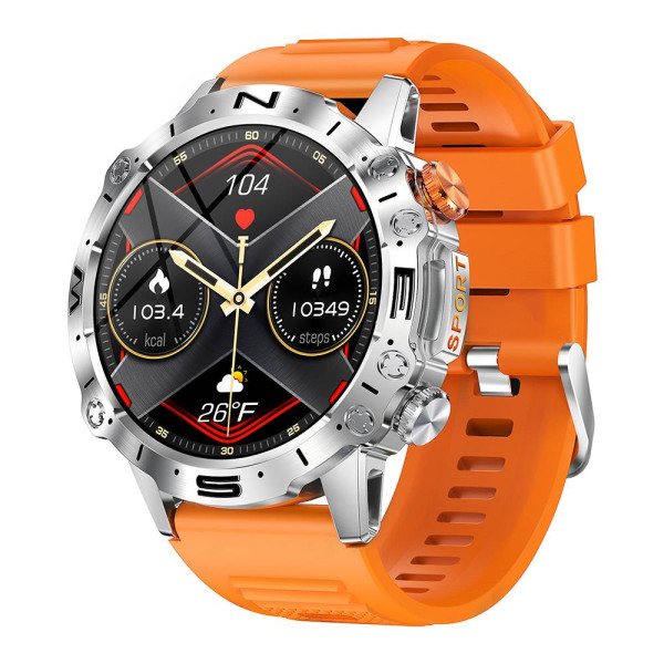 Розумний годинник Modfit Combat Silver Orange фото 1
