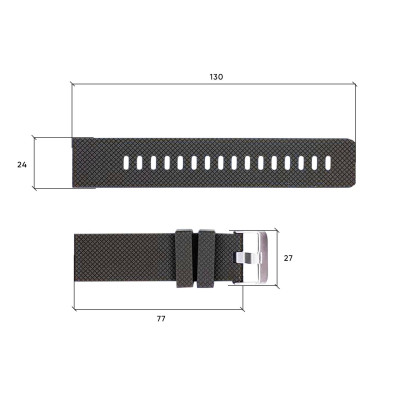 Ремінець для годинника Skmei 1213AG Army Green