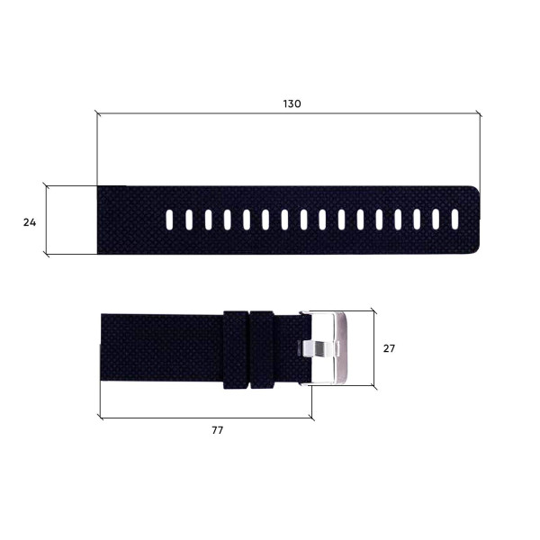 Ремешок для часов Skmei 1213BK Black фото 4