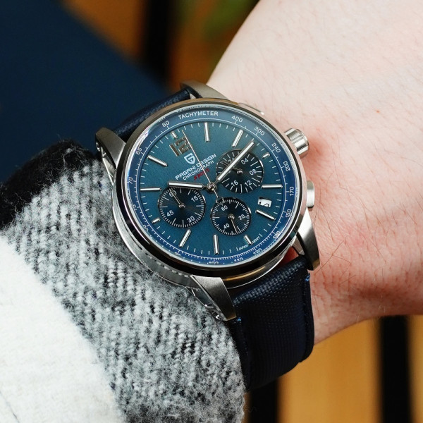 Мужские часы Pagani Design YS008 Silver-Blue фото 8