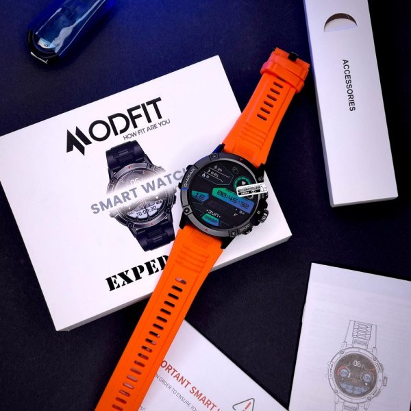 Смарт часы Modfit Expedition Compass Black-Orange фото 19