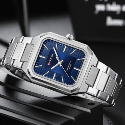 Curren 8457 Silver-Blue