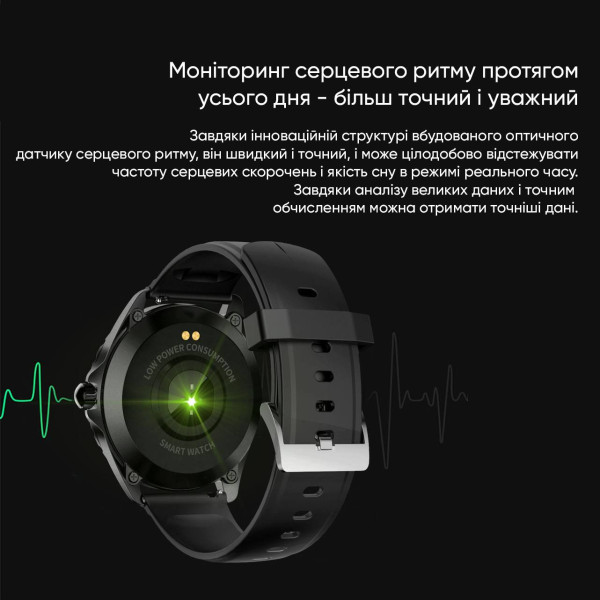 Розумний годинник Modfit ProTrainer GPS Black фото 5