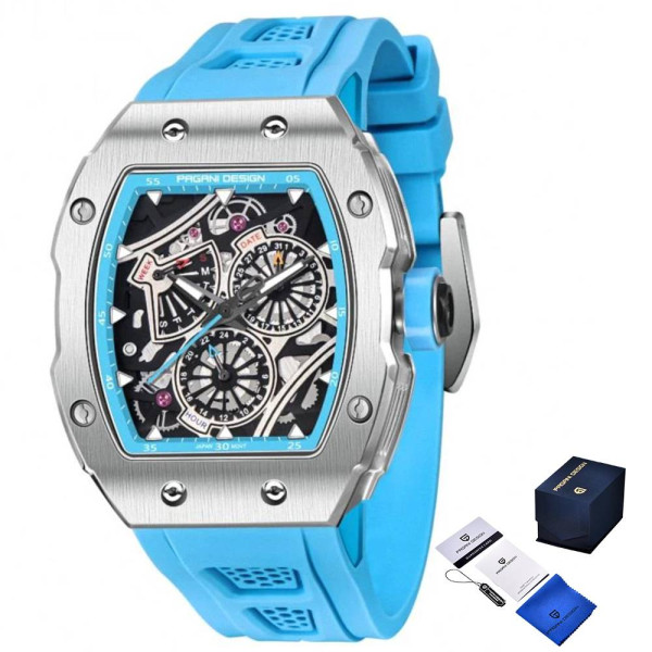 Мужские часы Pagani Design PD-YS012 Silver-Blue фото 1