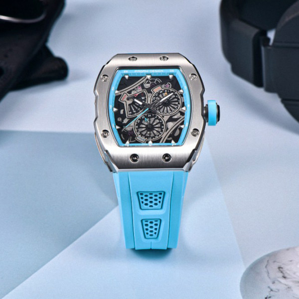 Мужские часы Pagani Design PD-YS012 Silver-Blue фото 3