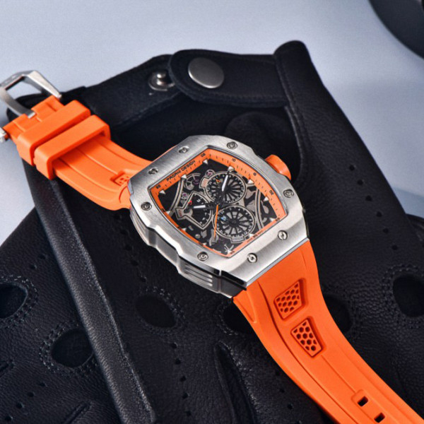 Чоловічий годинник Pagani Design PD-YS012 Silver-Orange фото 3