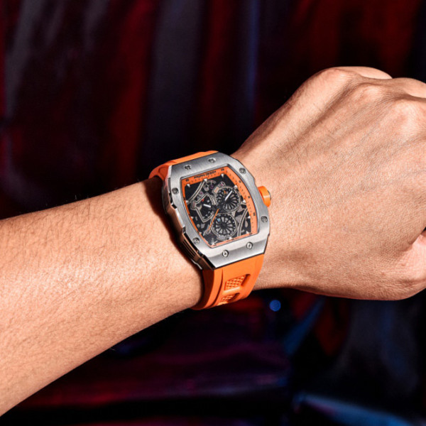 Чоловічий годинник Pagani Design PD-YS012 Silver-Orange фото 6
