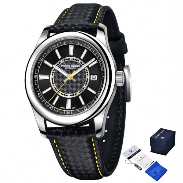 Мужские часы Pagani Design PD-1778 Silver-Yellow фото 1