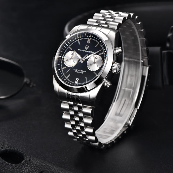 Мужские часы Pagani Design PD-1775 Silver-Black фото 3