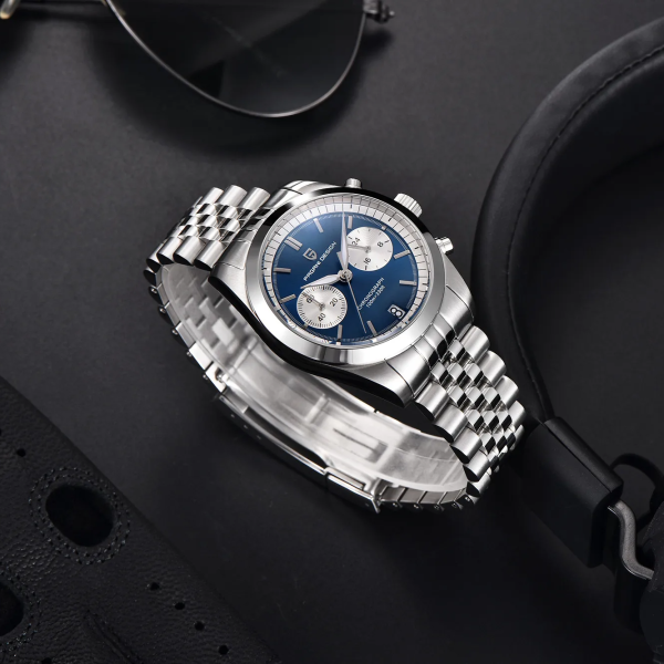 Чоловічий годинник Pagani Design PD-1775 Silver-Blue фото 5