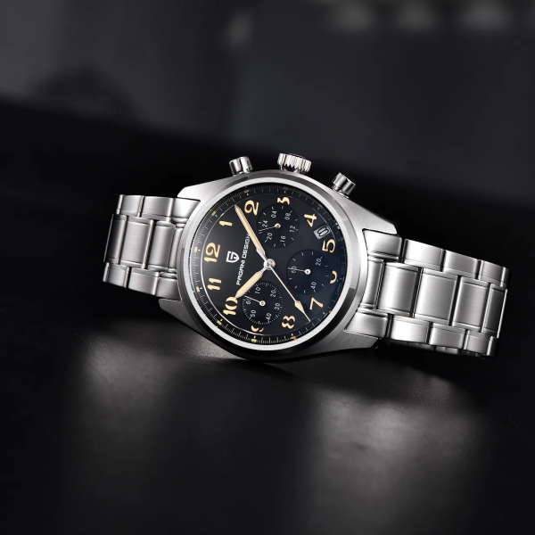 Мужские часы Pagani Design PD-1773 Silver-Black фото 3