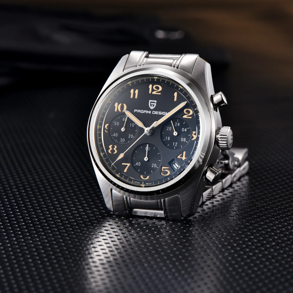 Мужские часы Pagani Design PD-1773 Silver-Black фото 5