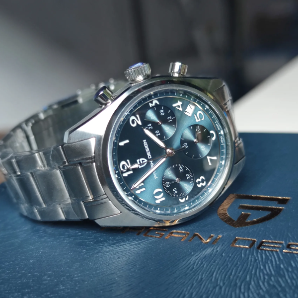 Мужские часы Pagani Design PD-1773 Silver-Blue фото 3