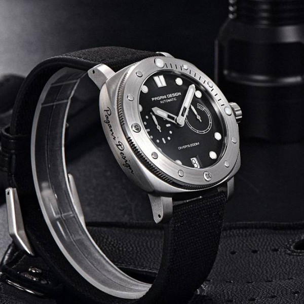 Мужские часы Pagani Design PD-1767 Silver-Black фото 5