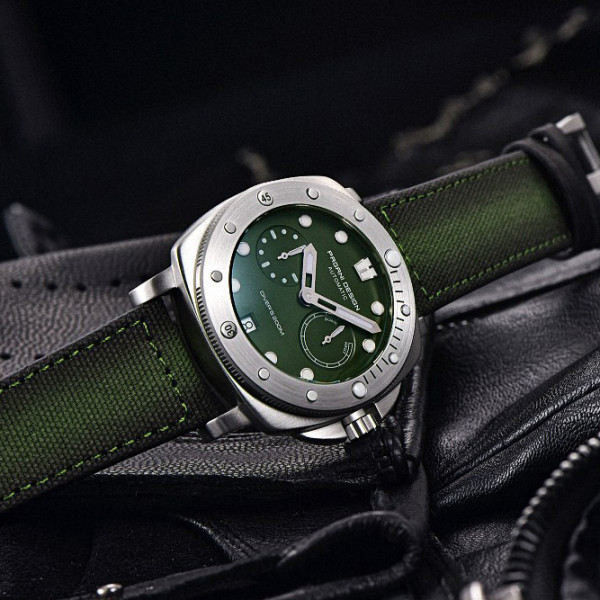 Чоловічий годинник Pagani Design PD-1767 Silver-Green фото 6