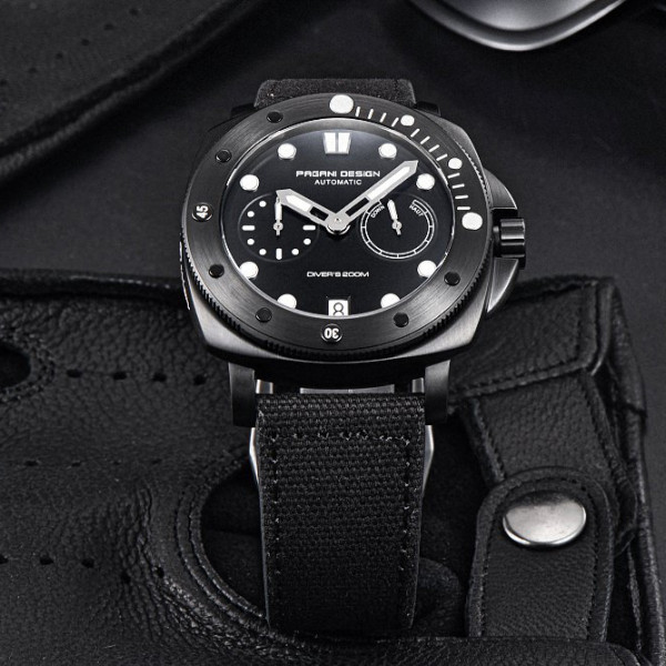 Чоловічий годинник Pagani Design PD-1767 Black фото 5