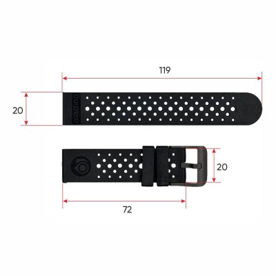 Ремешок для смарт часов ALDT7 All Black