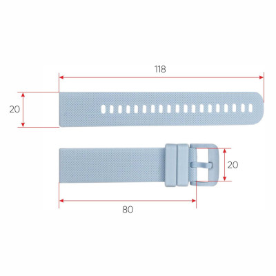 Ремінець для смарт годинника K26H Blue