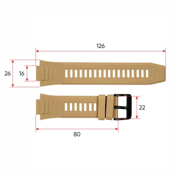 Ремешок для смарт часов Modfit Armor Khaki фото 4