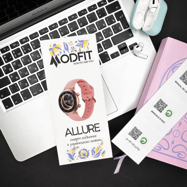 Смарт часы Modfit Allure Gold-Pink фото 5