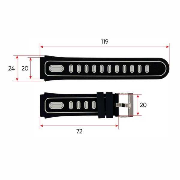Ремінець для смарт годинника Modfit SkyLoom Black фото 4