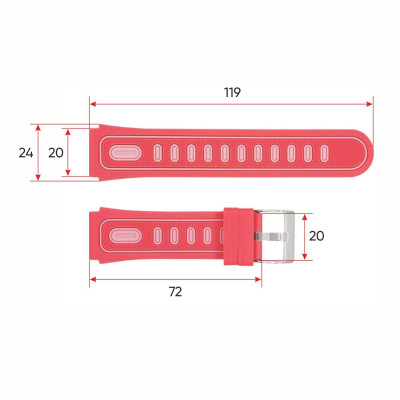 Ремінець для смарт годинника DF91 Pink