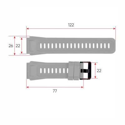 Ремінець для смарт годинника Modfit Ranger Grey