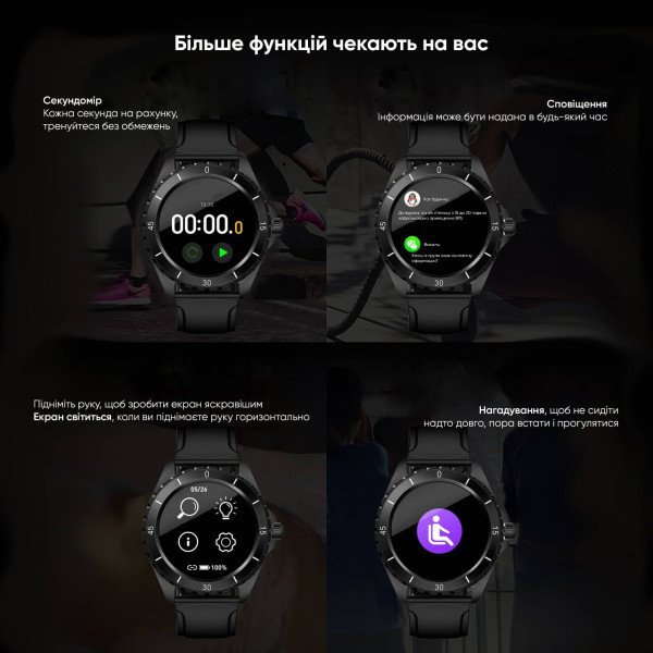 Розумний годинник Modfit ProTrainer GPS White фото 17