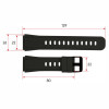 Ремінець для смарт годинника K55 Black фото 4