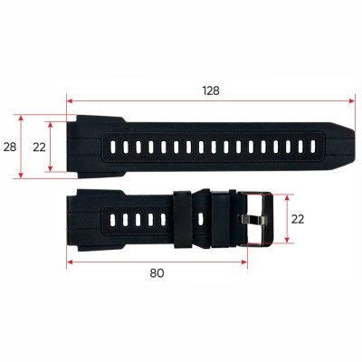 Ремешок для смарт часов Sniper Plus Black