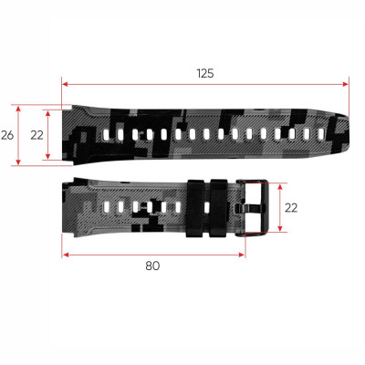 Ремешок для смарт часов Modfit Sniper Camo Grey