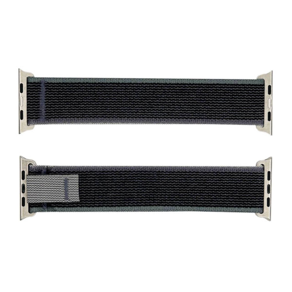 Нейлоновий ремінець 42/44/45/49 мм Black-Green-Violet фото 1