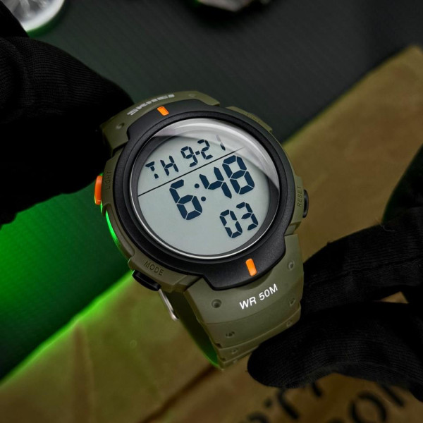 Мужские часы Skmei 1068 Army-Green фото 4