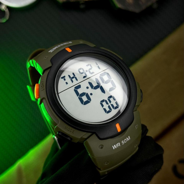 Мужские часы Skmei 1068 Army-Green фото 8