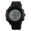 Чоловічий годинник Skmei 1213 Black-Red фото 2