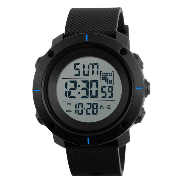 Чоловічий годинник Skmei 1213 Black-Blue фото 1