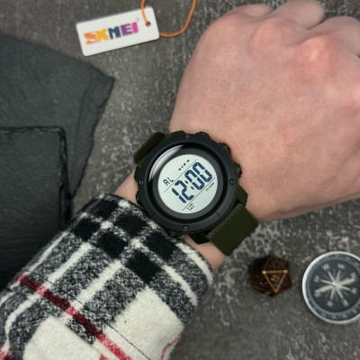 Skmei 1426AGWT Army Green-White