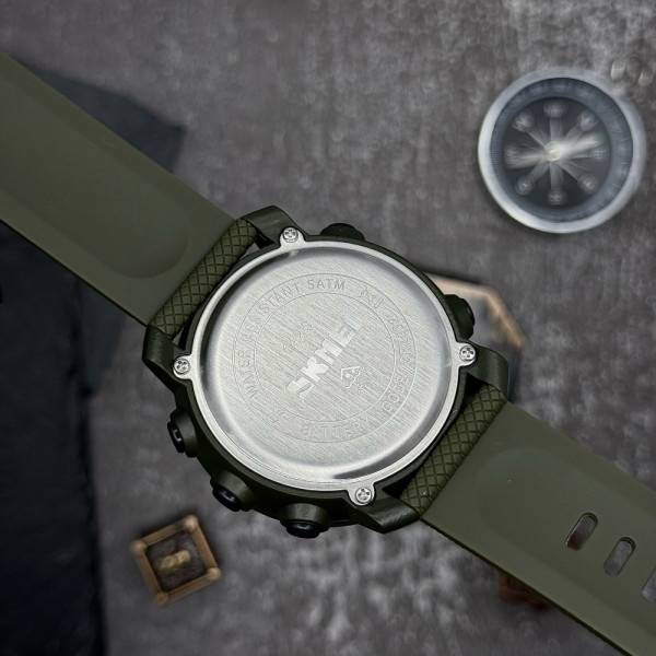 Чоловічий годинник Skmei 1426AGBK Army Green-Black фото 7