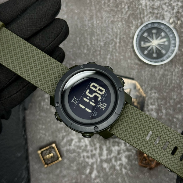 Мужские часы Skmei 1426AGBK Army Green-Black фото 5