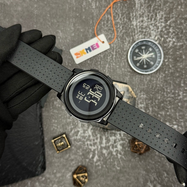 Мужские часы Skmei 1502 All Black фото 4