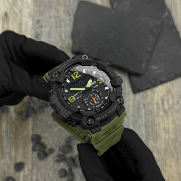 Мужские часы Skmei 1637AG Army Green фото 7