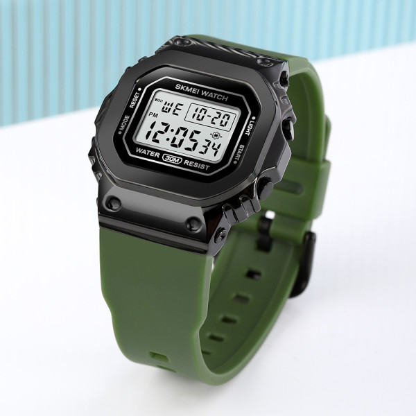 Чоловічий годинник Skmei 1796 Military-Black фото 4
