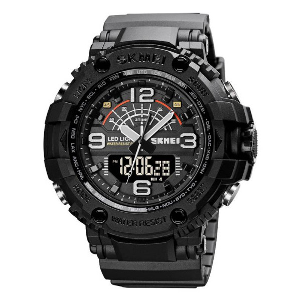 Чоловічий годинник Skmei 1617 Black фото 1