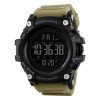 Мужские часы Skmei 1384 Black-Khaki Wrisband фото 2