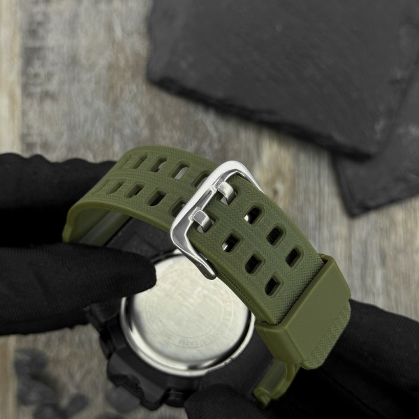 Чоловічий годинник Skmei 1384 Black-Military Wrisband фото 8