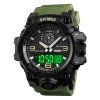 Чоловічий годинник Skmei 1586 Black-Military Wrisband фото 2