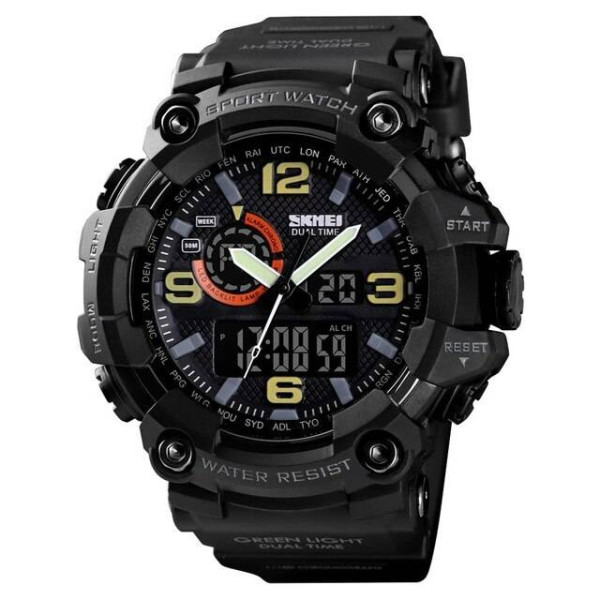 Мужские часы Skmei 1520BK All Black фото 1