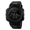 Мужские часы Skmei 1231BK All Black Smart Watch + Compass фото 2
